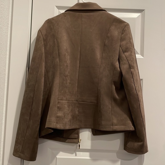 NWOT Ivanka Trump Faux Suede Jacket - Picture 4 of 4